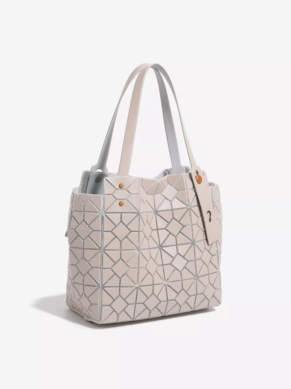 Geometric Lattice Structured Handbag, image 3