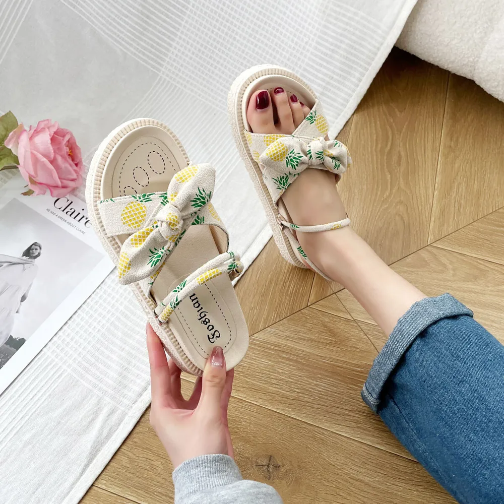 Bow Open Toe Platform Sandals, image 11