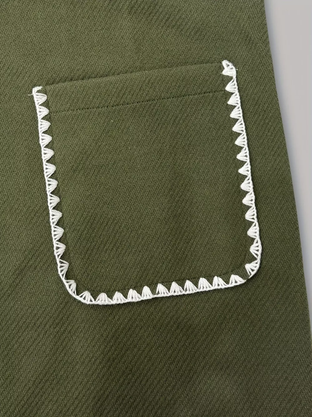 Contrast Trim Button-Front Outerwear, image 5