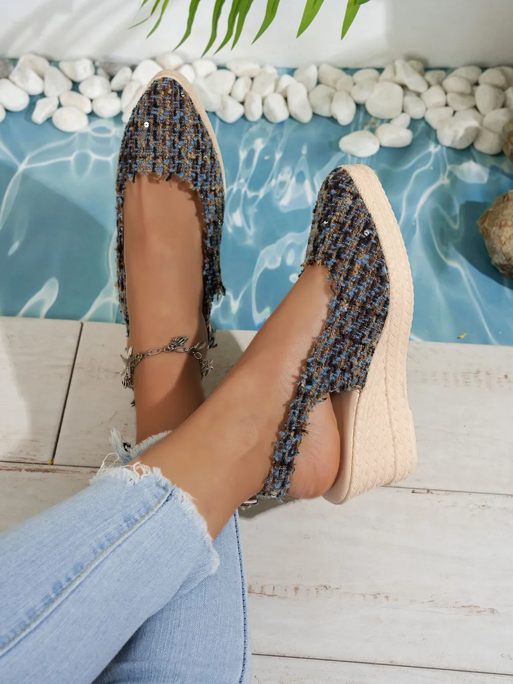 Point Toe Wedge Sandals, image 11