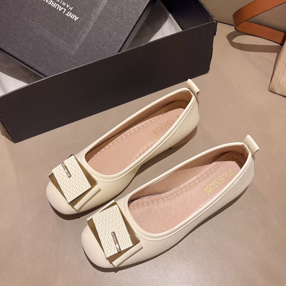 Round Toe Block Heels Slip-Ons, image 14