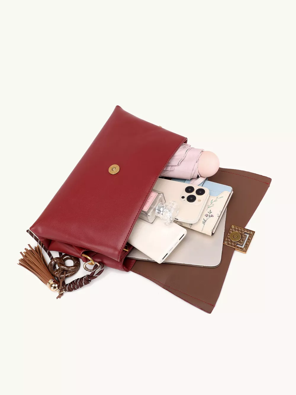 Gold-Tone Hardware Crossbody Bag, image 8