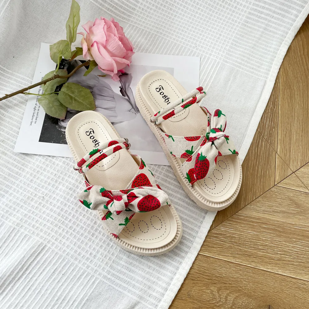 Bow Open Toe Platform Sandals, image 8
