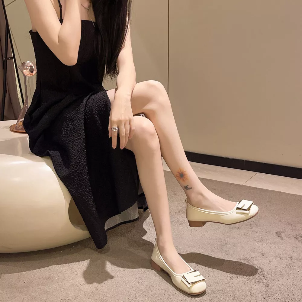 Round Toe Block Heels Slip-Ons, image 13