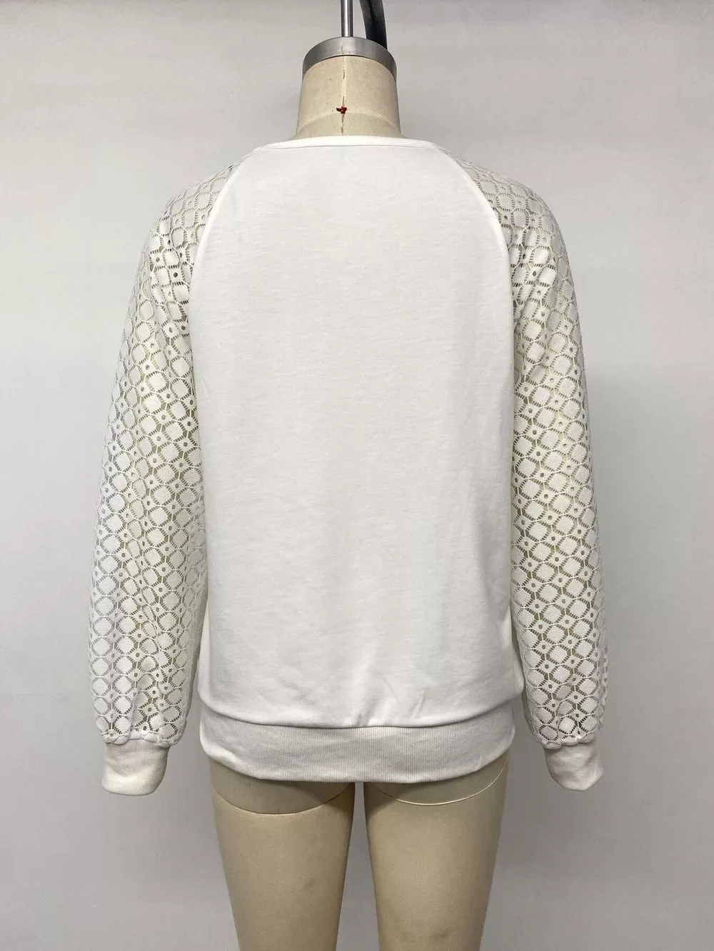 Lace Raglan Sleeve Sweatshirt, image 13