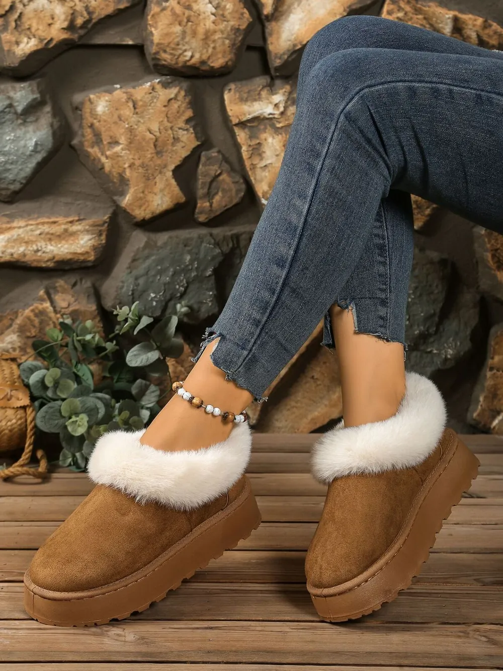 Round Toe Platform Boots, image 7
