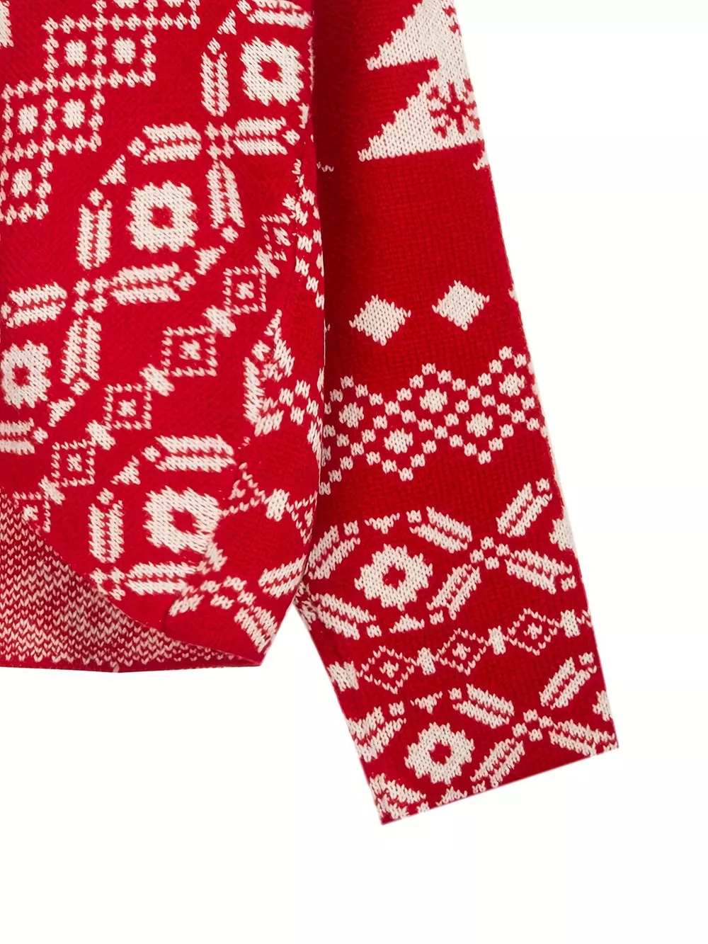 Christmas Tree Reindeer Long Sleeve Sweater, image 8