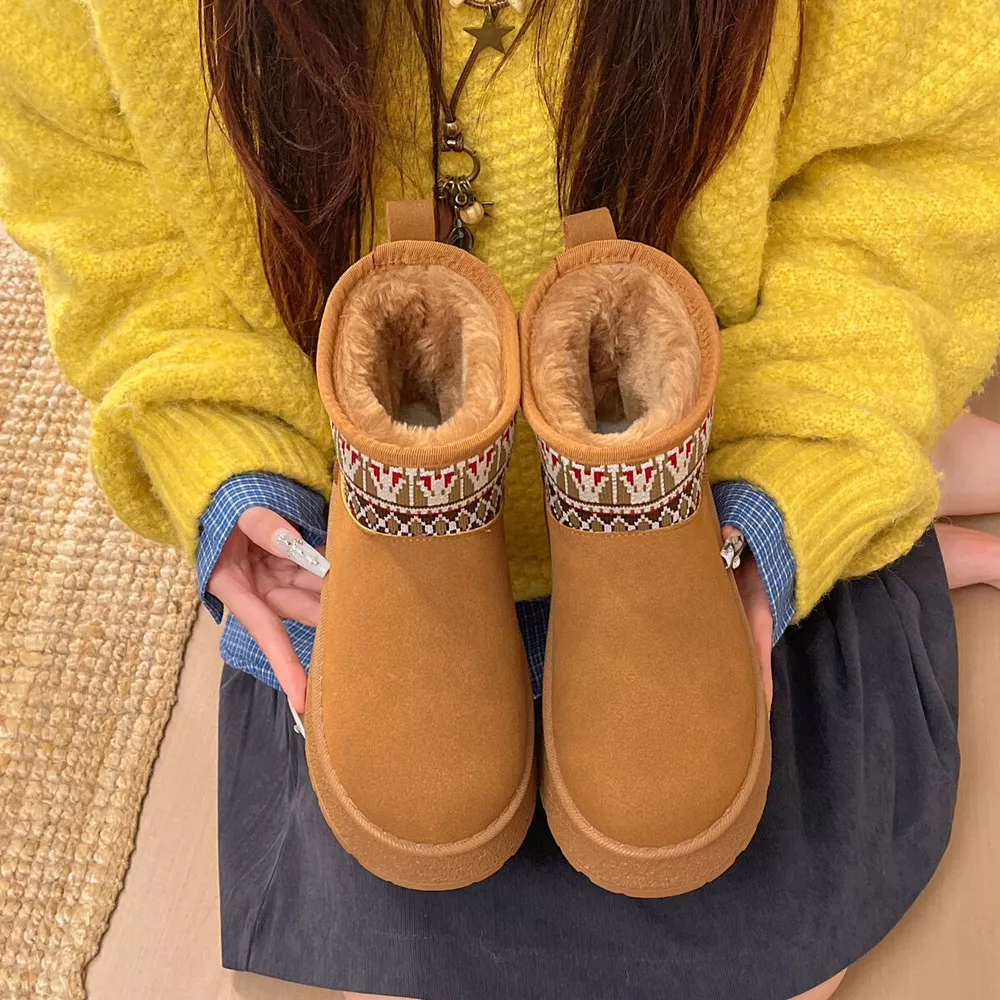 Round Toe Platform Boots, image 5