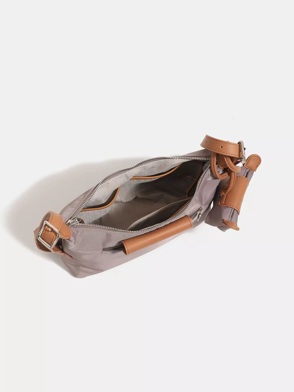 Nylon Hobo Shoulder Bag with Coin Purse, image 6