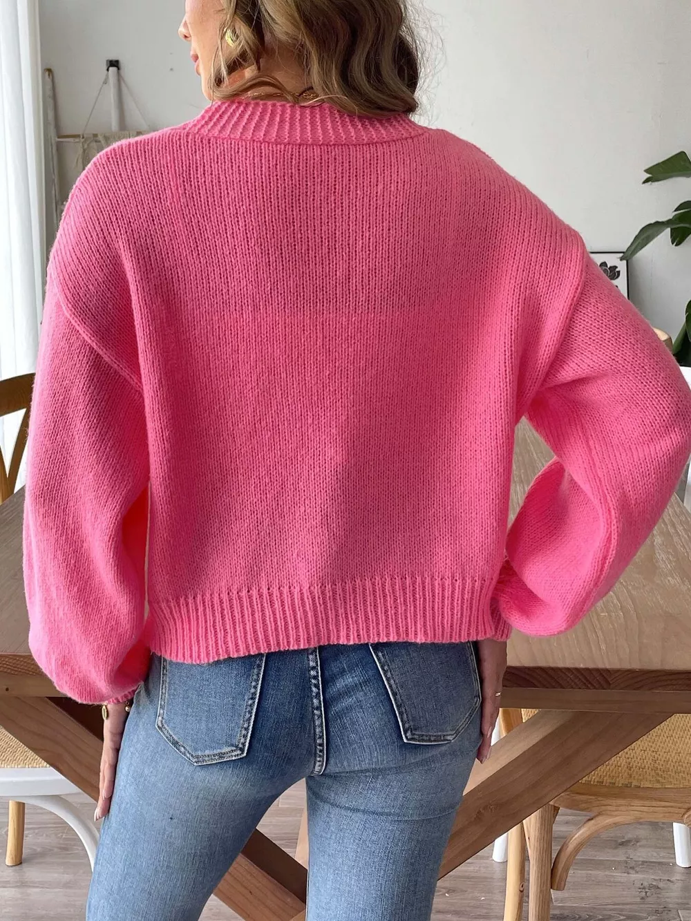 Flower Open Front Cardigan, image 7