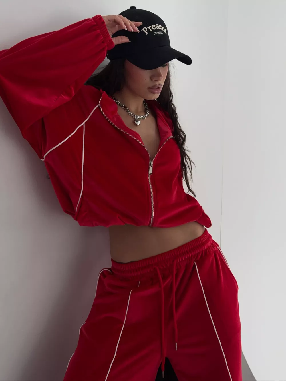 Zip Up Long Sleeve Top and Pants Set, image 19