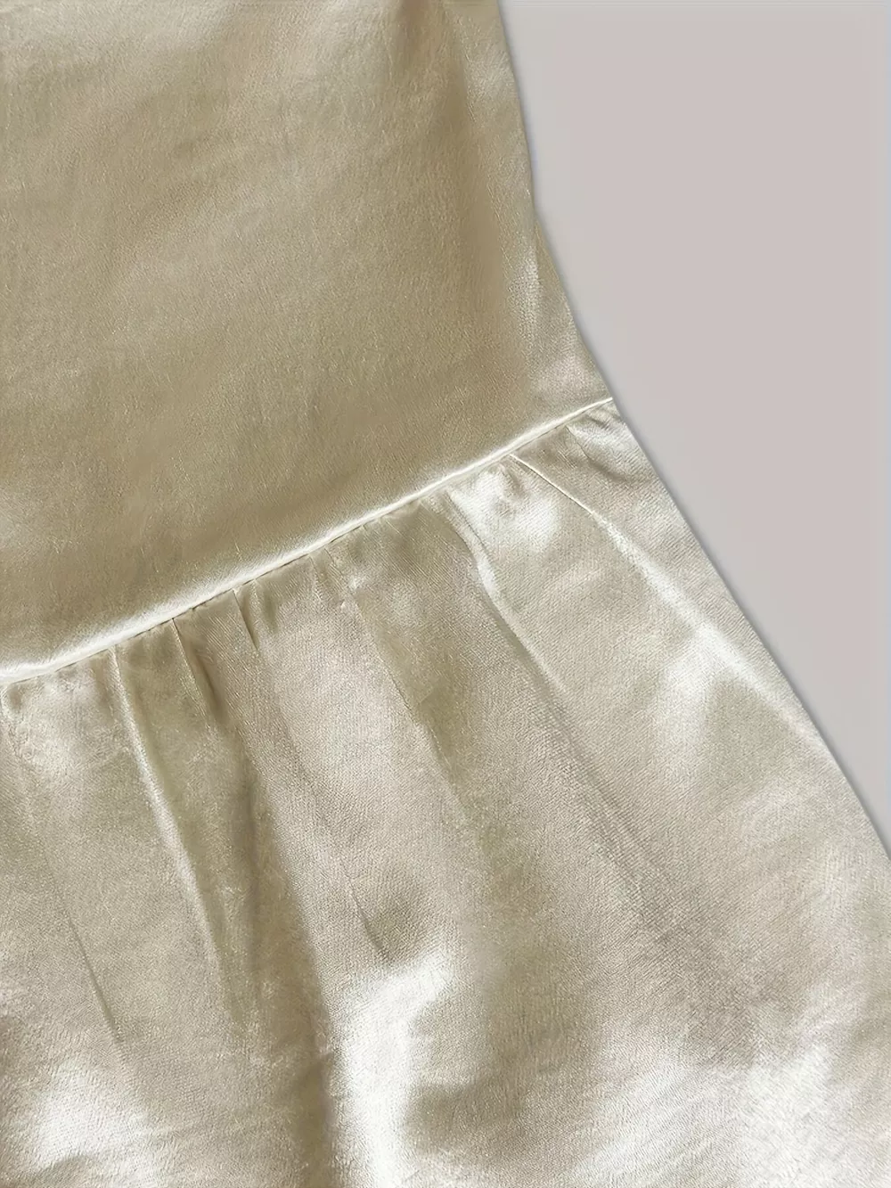 Elegant Satin Button-Down Shirt Dress, image 7
