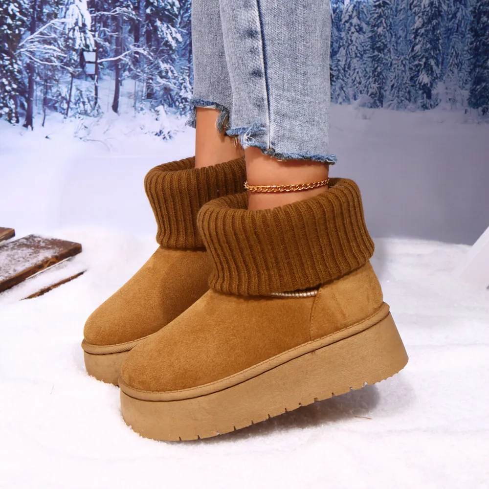 Round Toe Platform Boots, image 7