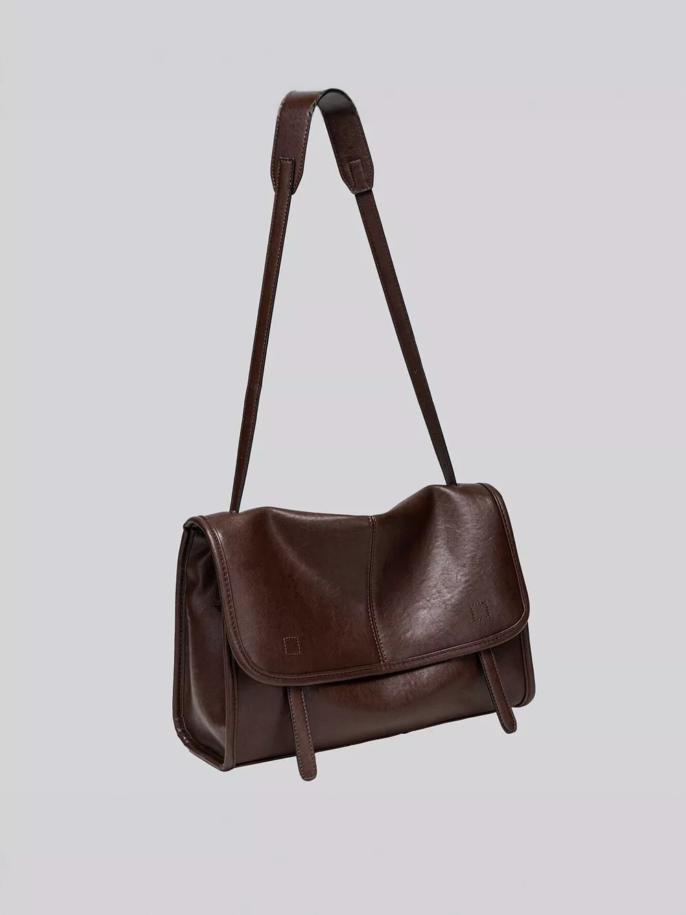 PU Leather Messenger Shoulder Bag, image 10