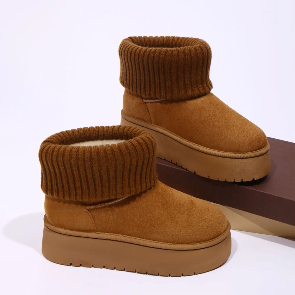 Round Toe Platform Boots, image 5