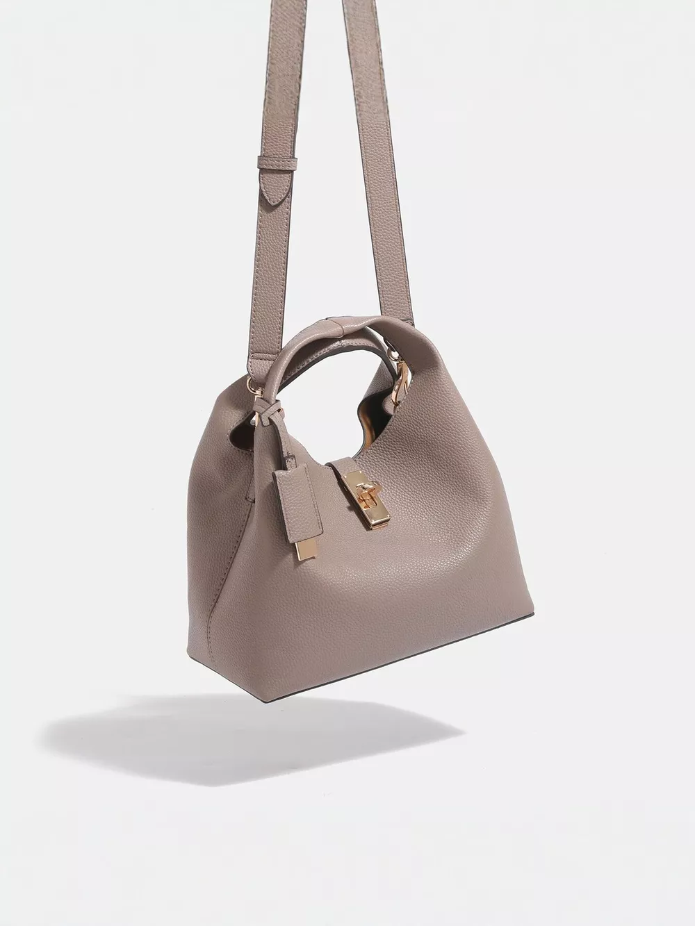 PU Leather Crossbody Bag with Mini Pouch, image 4