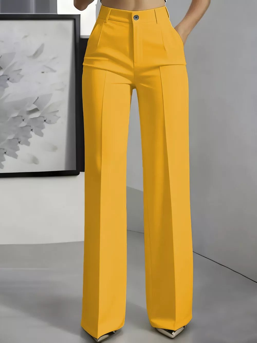 Full Size High-Waisted Wide-Leg Pants Plus Size, image 17