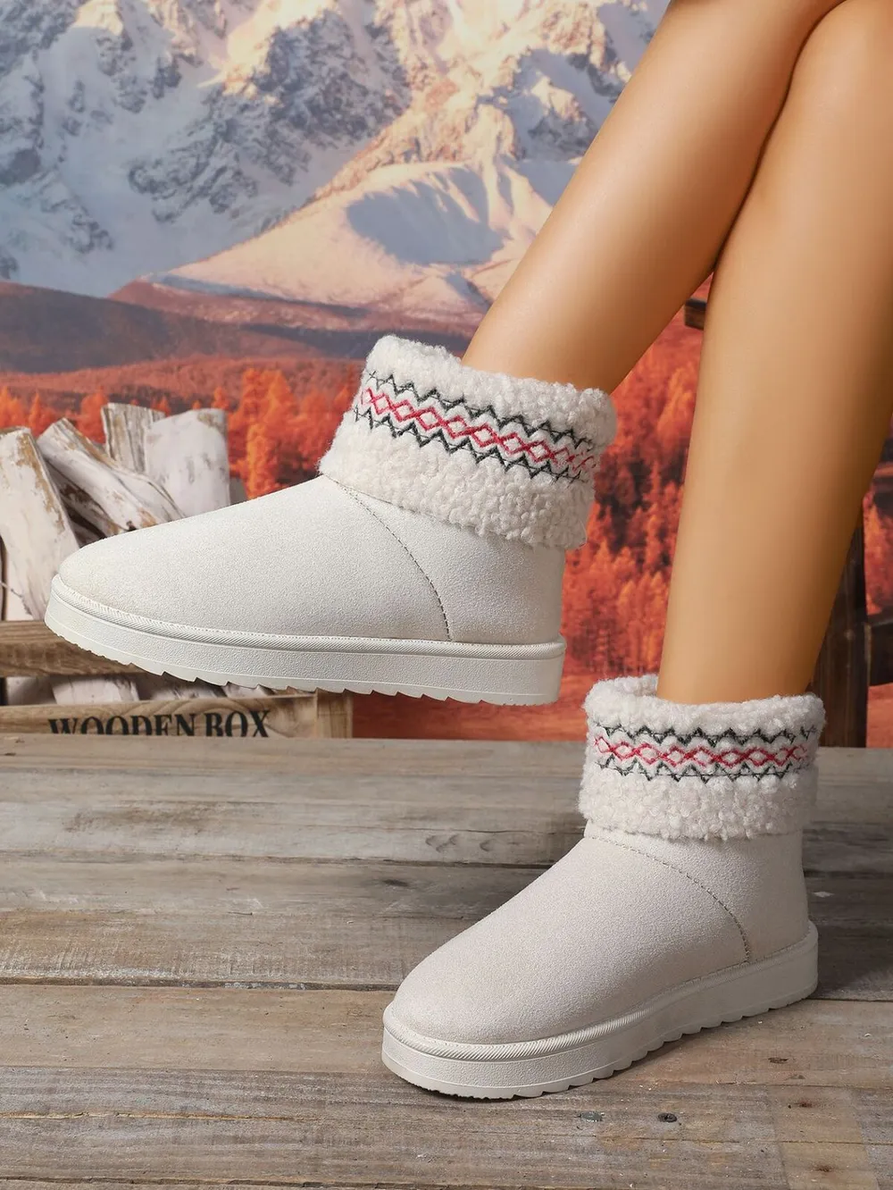 Round Toe Platform Boots, image 7