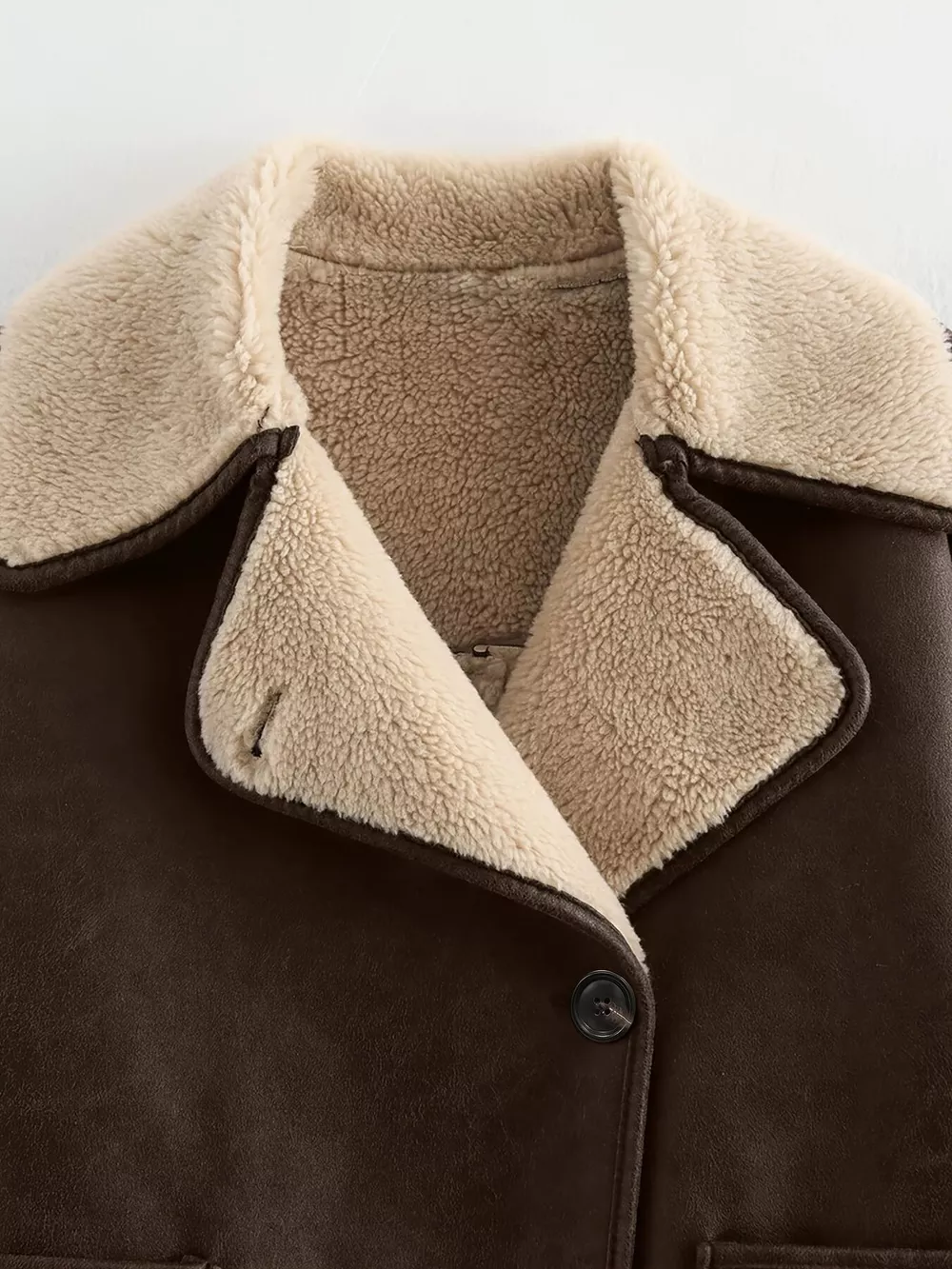 Sherpa Lined Button Down Outerwear, image 5
