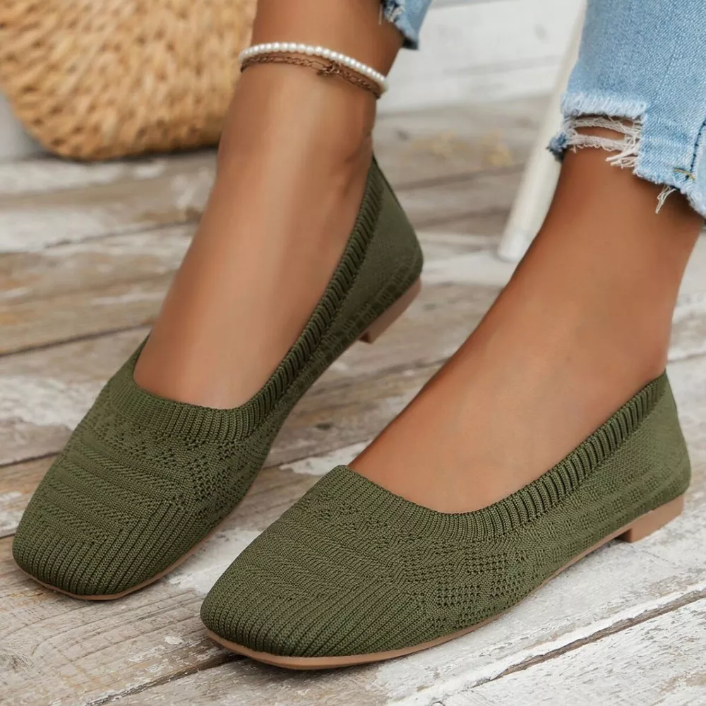 Square Toe Slip-Ons, image 3