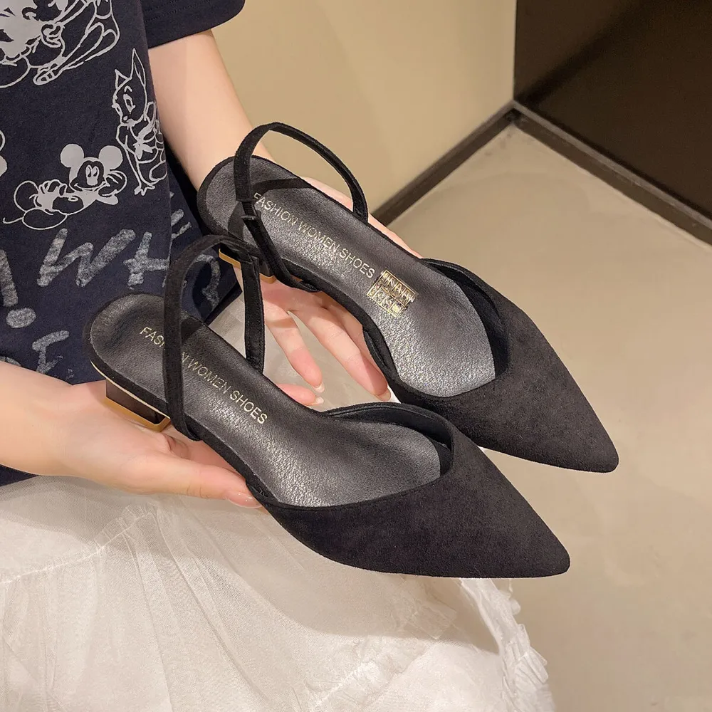 Point Toe Block Heels Sandals, image 3