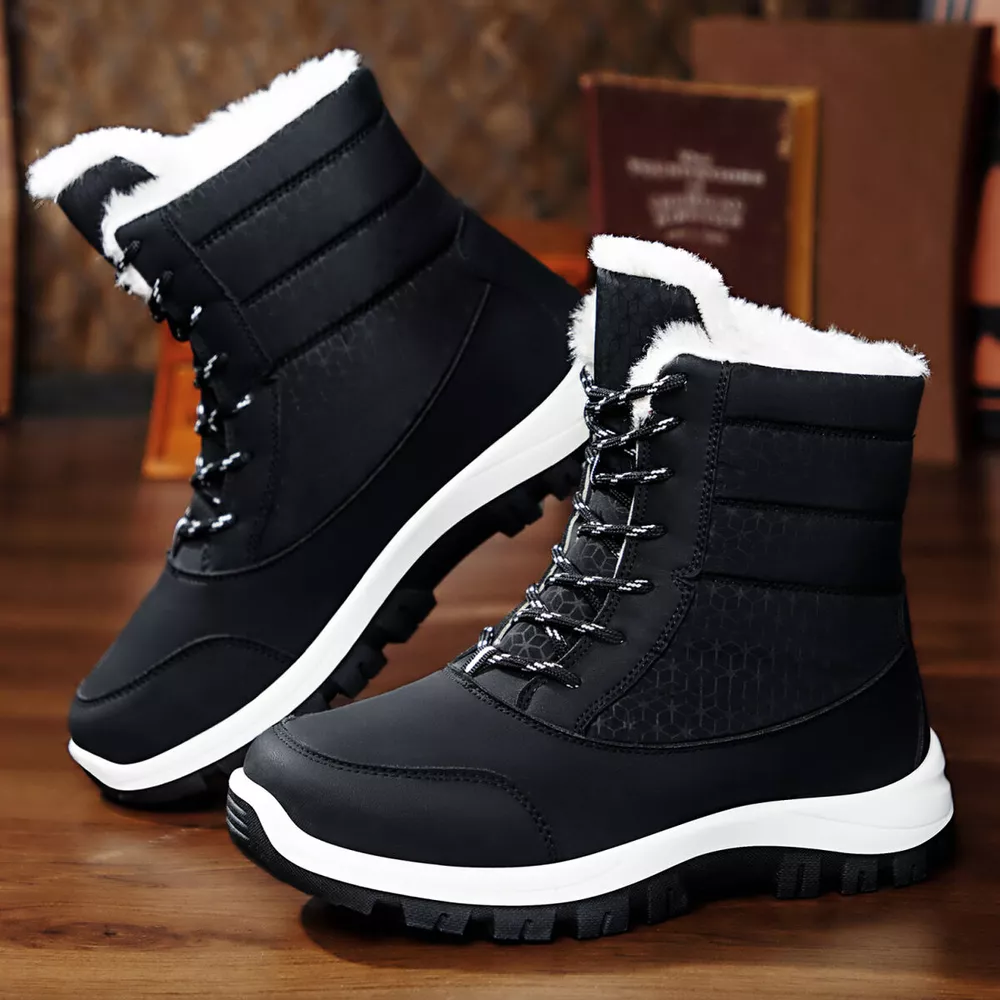 Winter Waterproof Snow Boots with Warm Fur Lining, image 2