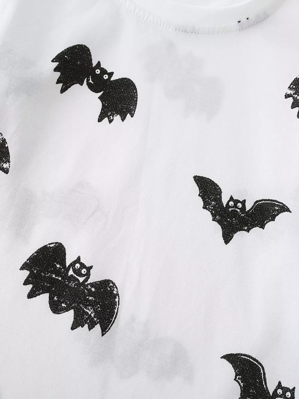 Children's Halloween Bat Print Long Sleeve T-Shirt, image 4