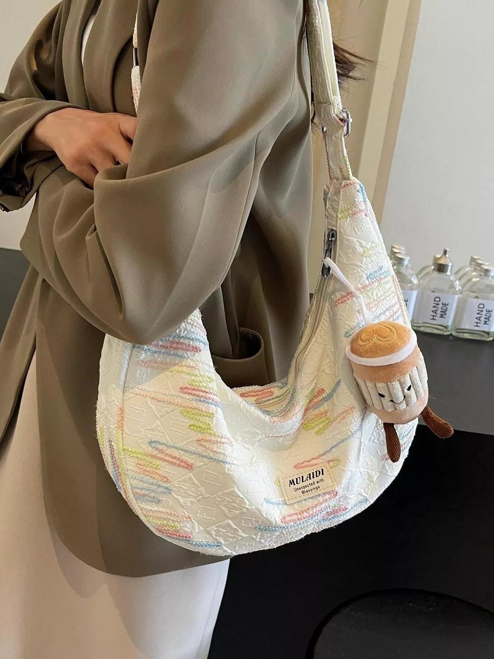 Cartoon Charm Crossbody Bag, image 2