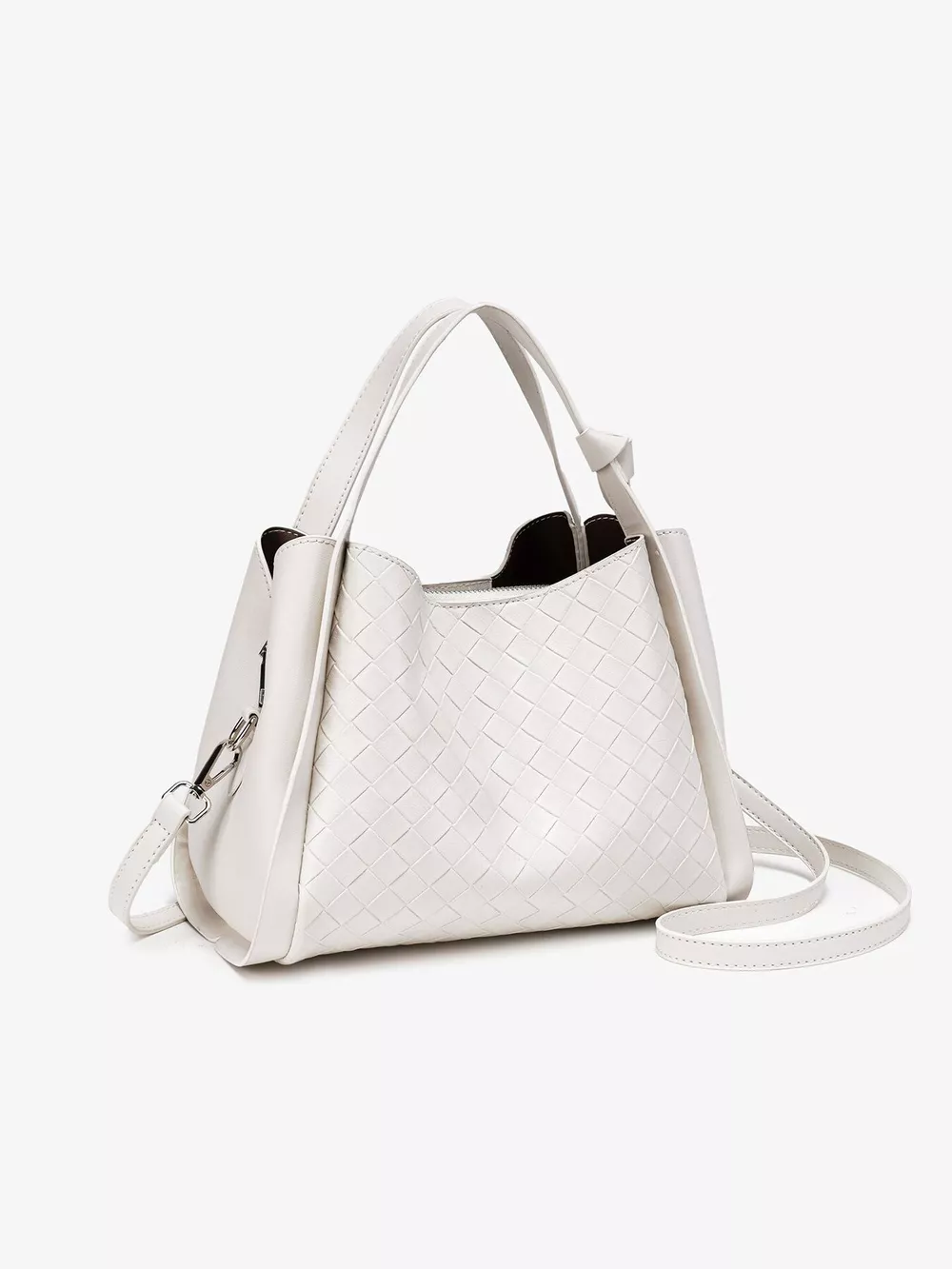 Textured Crossbody Bag with Versatile Top Handle, image 6