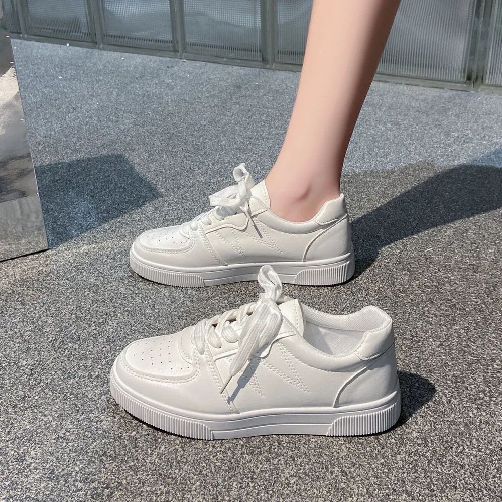 Low-Top Lace-Up Breathable Sneakers, image 9