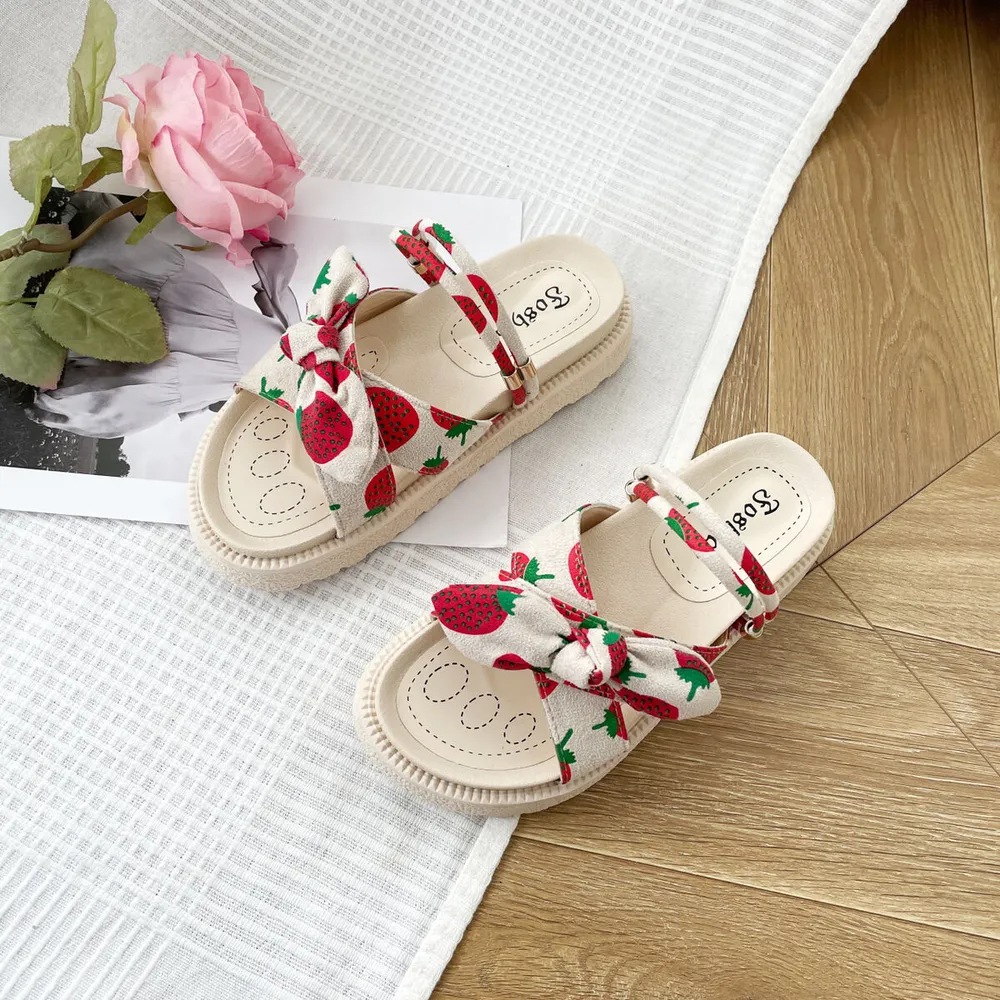 Bow Open Toe Platform Sandals, image 6