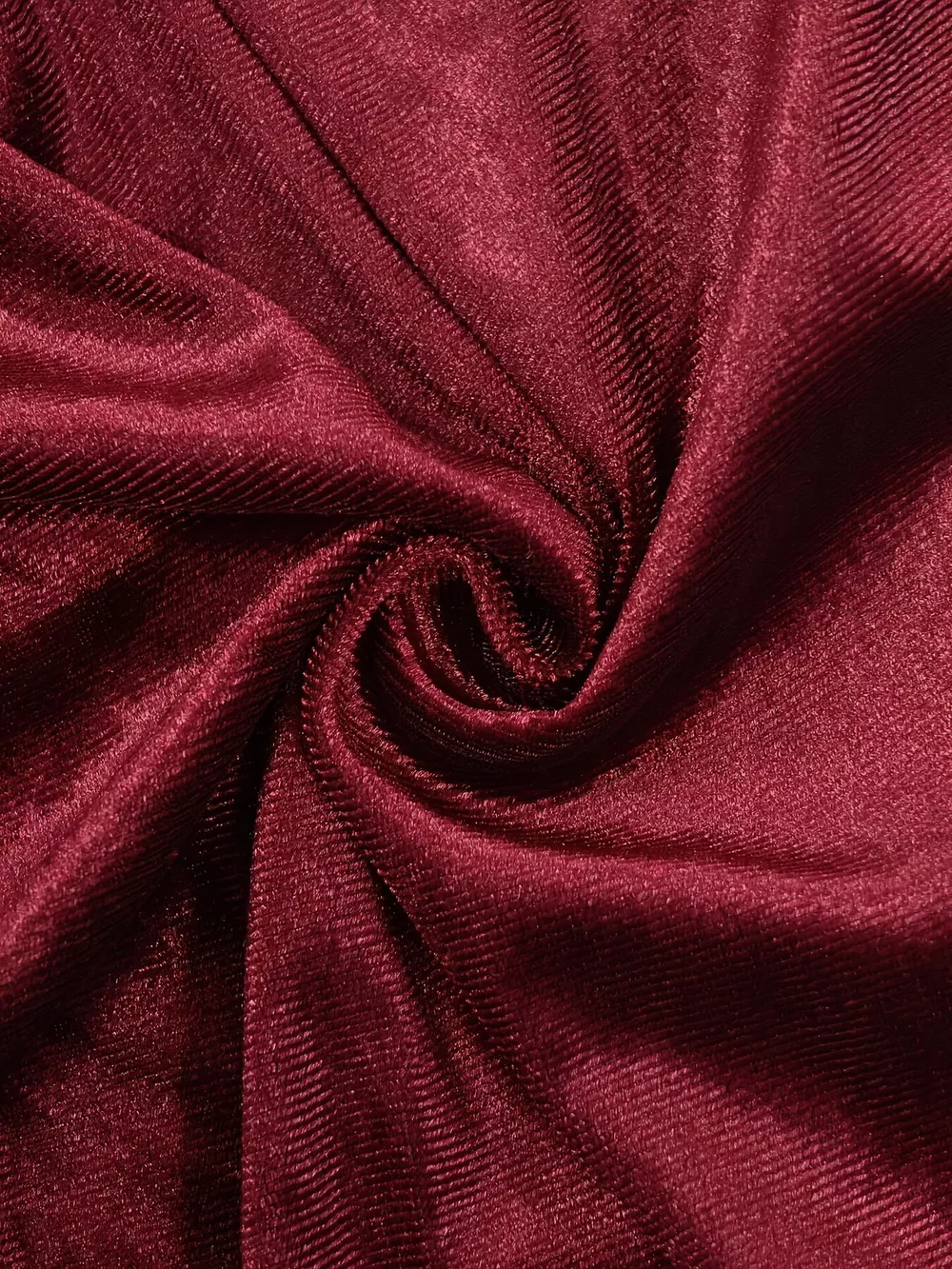 Velvet Mock Neck Ruched Slit Maxi Dress, image 7