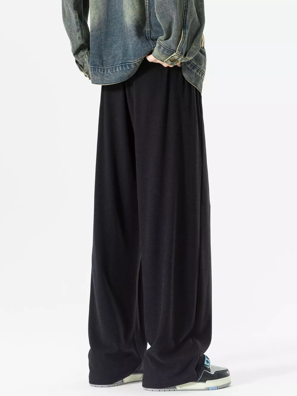 Men's Plus Size Loose Fit Drawstring Pants, image 4