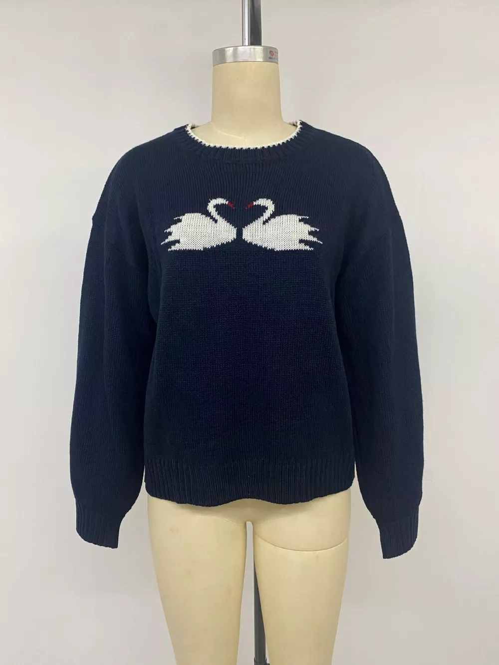 Swan Dropped Shoulder Sweater, image 10