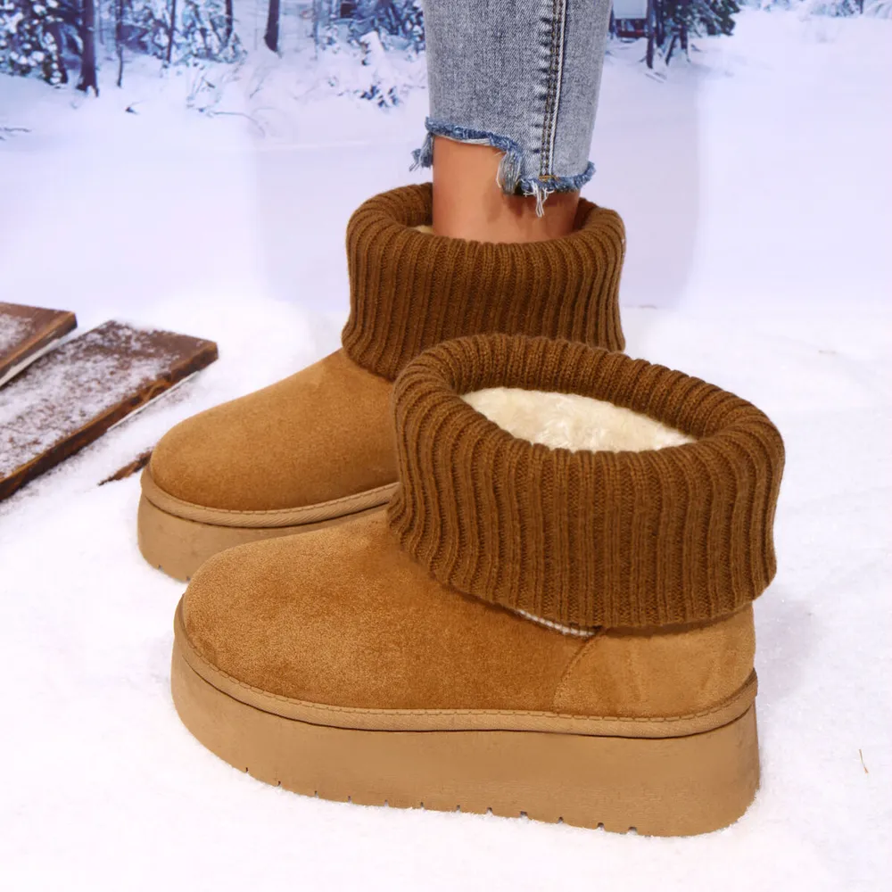 Round Toe Platform Boots, image 3