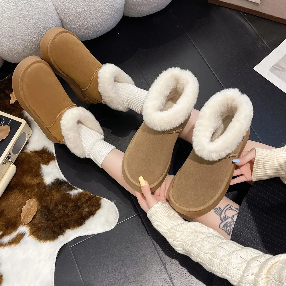 Round Toe Platform Boots, image 2