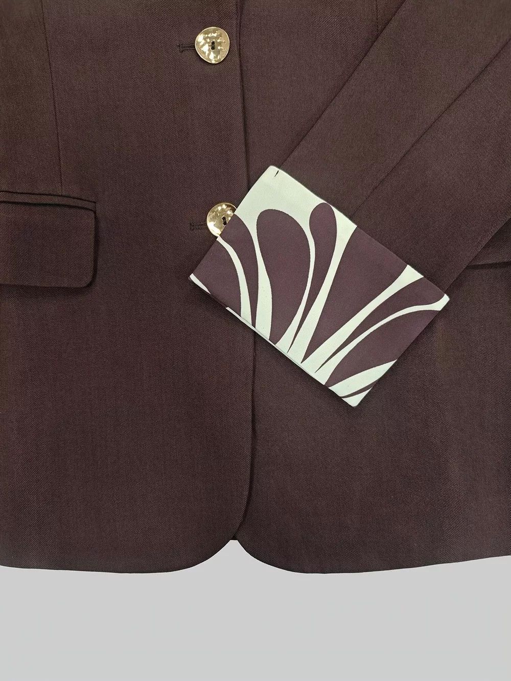 Lapel Collar Blazer and Wide Leg Pants Set, image 5
