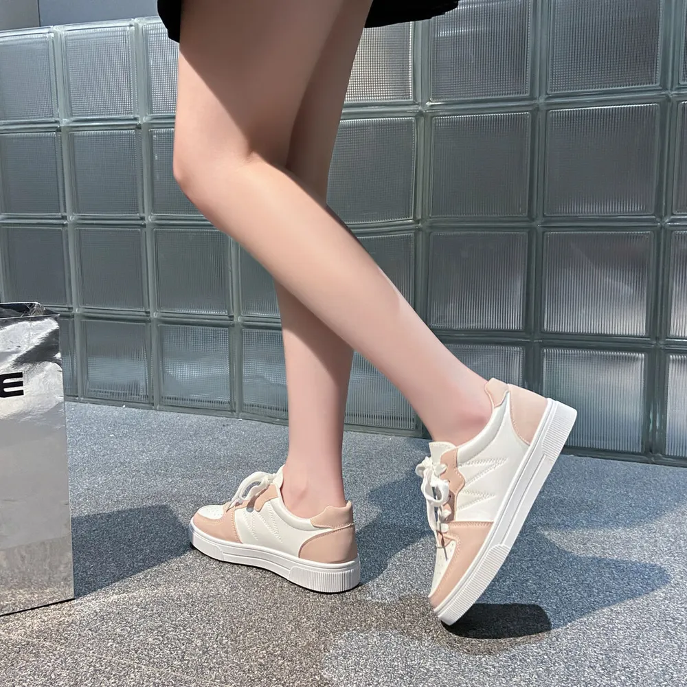 Low-Top Lace-Up Breathable Sneakers, image 5
