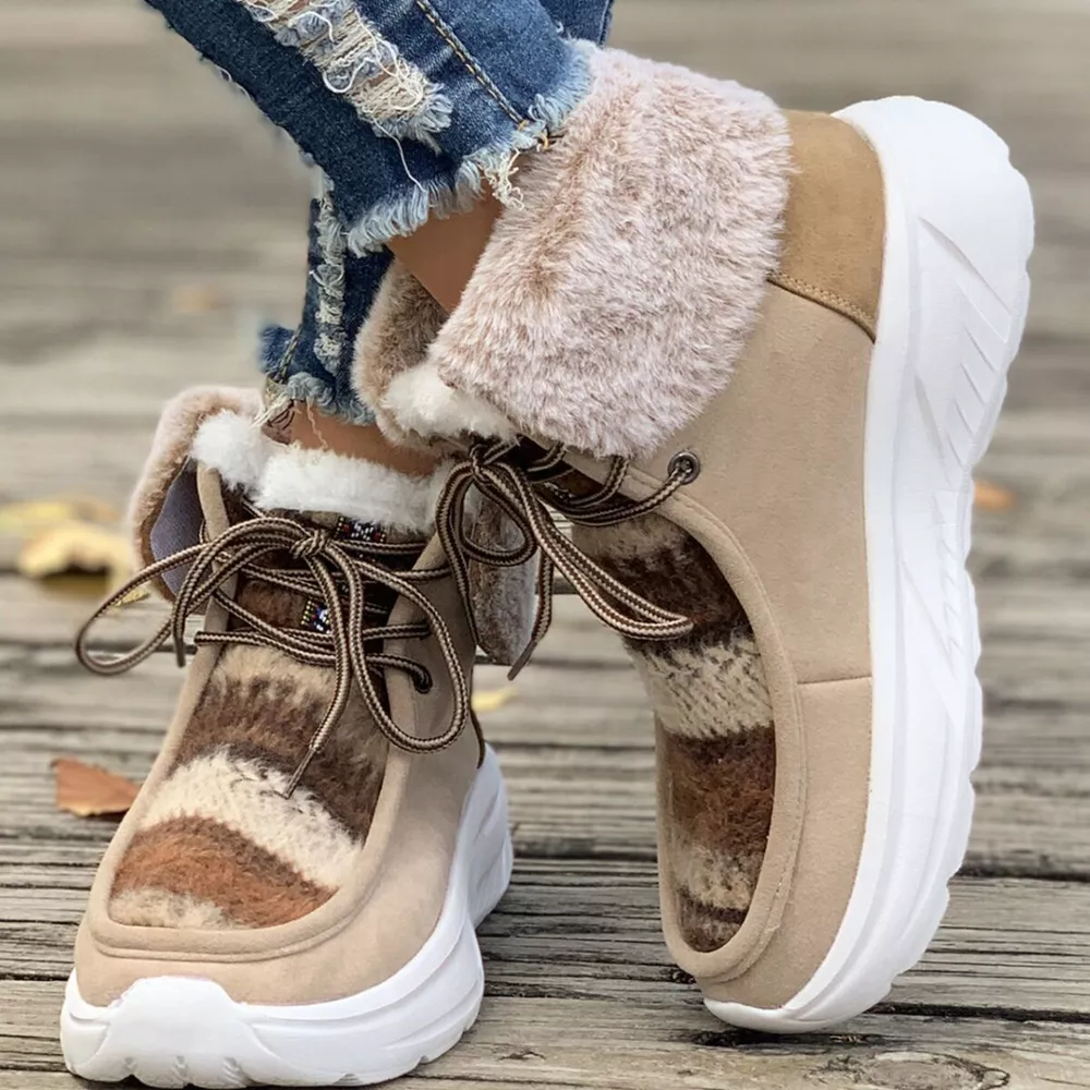 Warm Fur Lined Ankle Boots, image 2