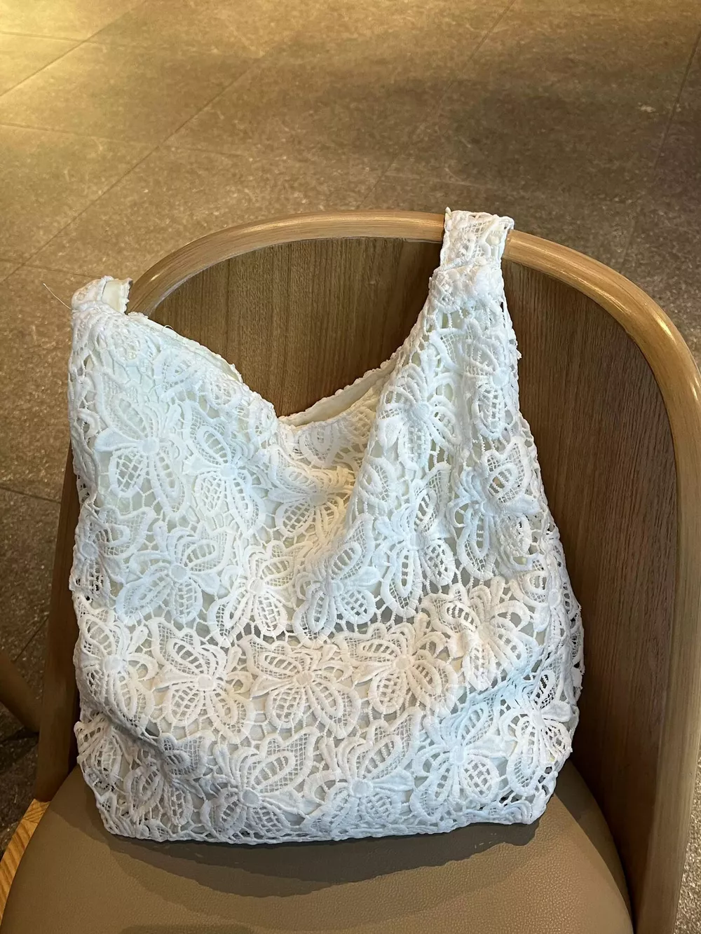 Floral Lace Handbag, image 3