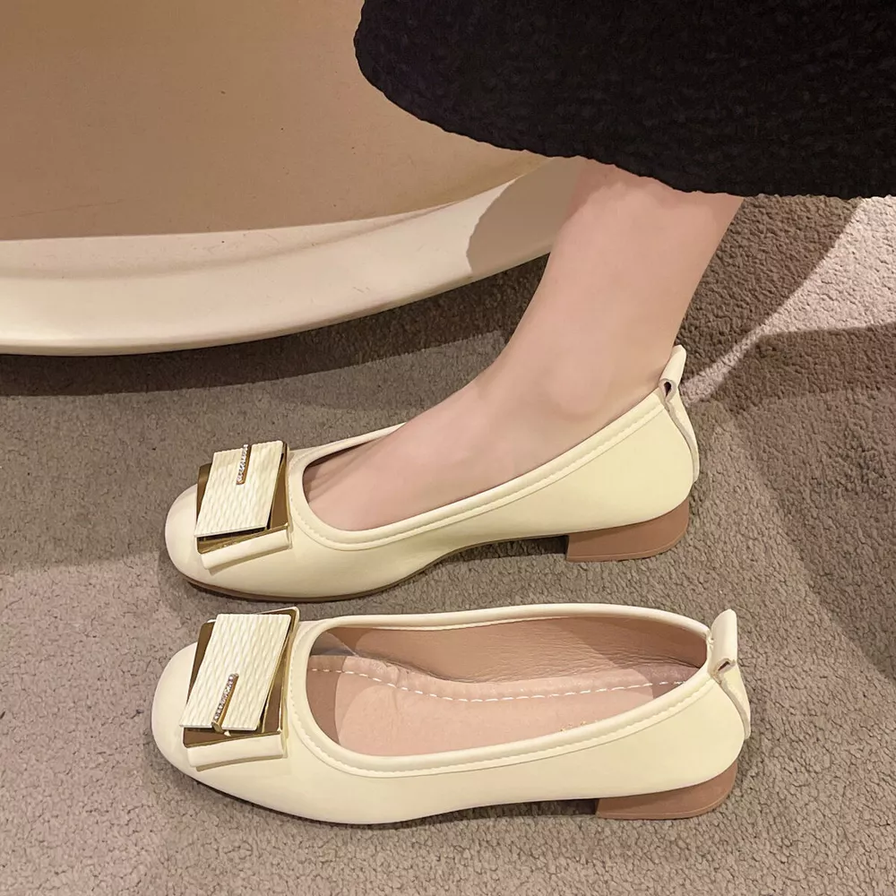 Round Toe Block Heels Slip-Ons, image 15