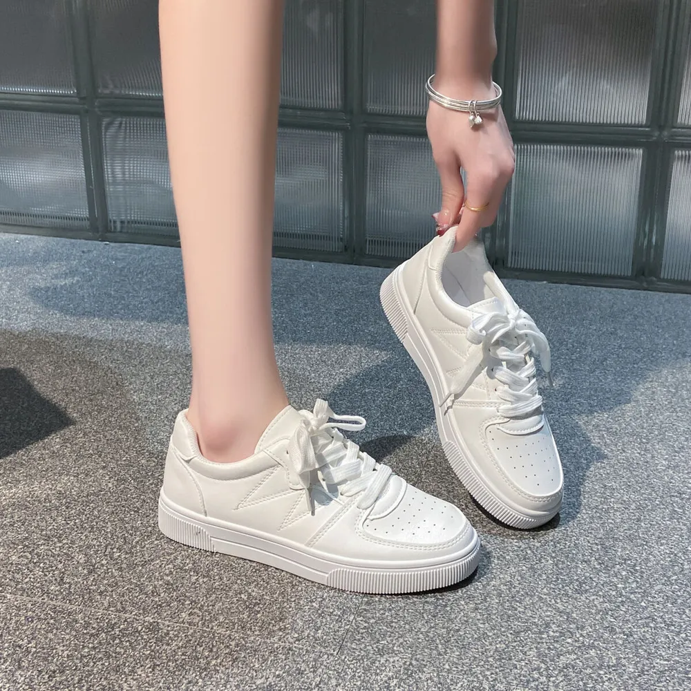 Low-Top Lace-Up Breathable Sneakers, image 7