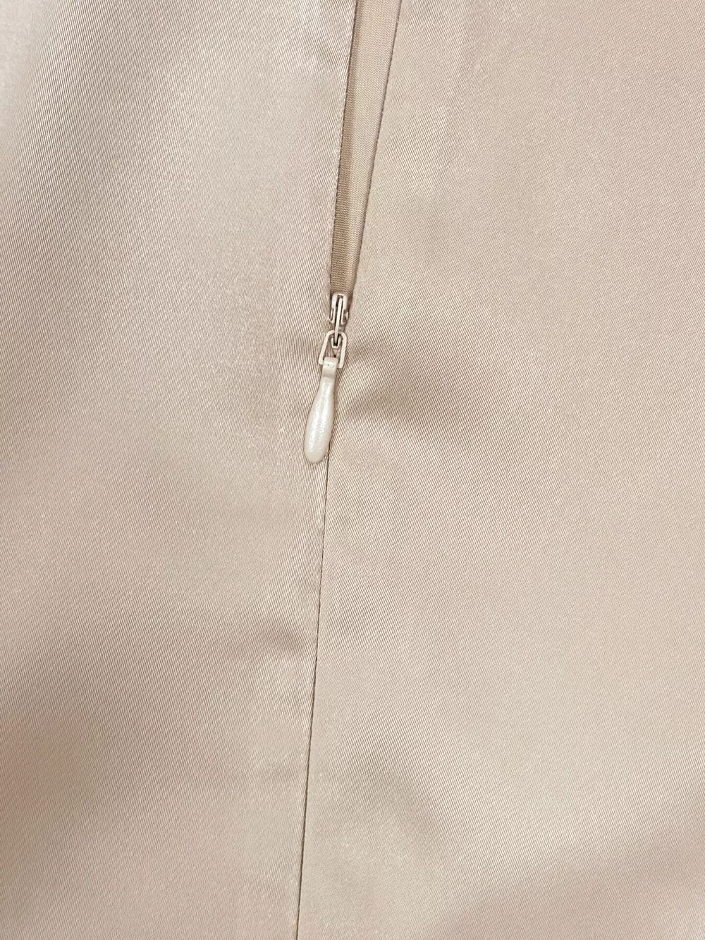 Long Sleeve Satin Ruched Midi Dress, image 9