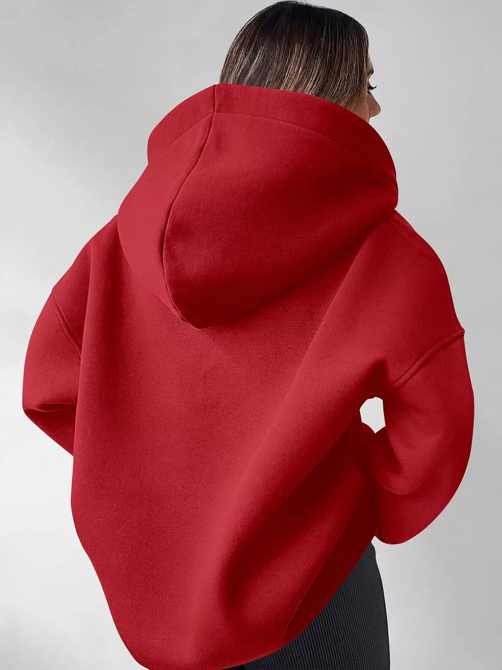 Oversized Quarter-Zip Hoodie, image 5