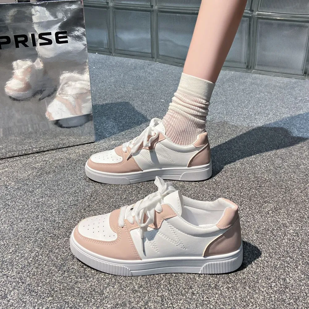 Low-Top Lace-Up Breathable Sneakers, image 4
