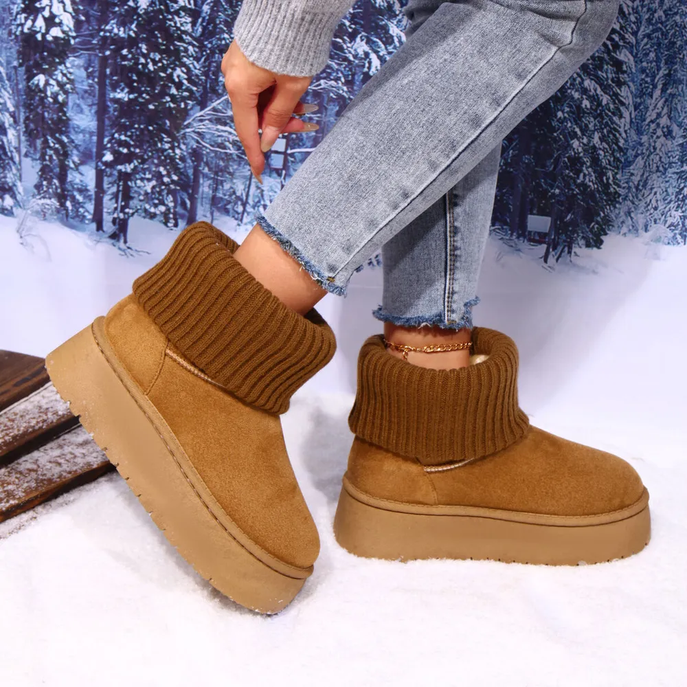 Round Toe Platform Boots, image 2