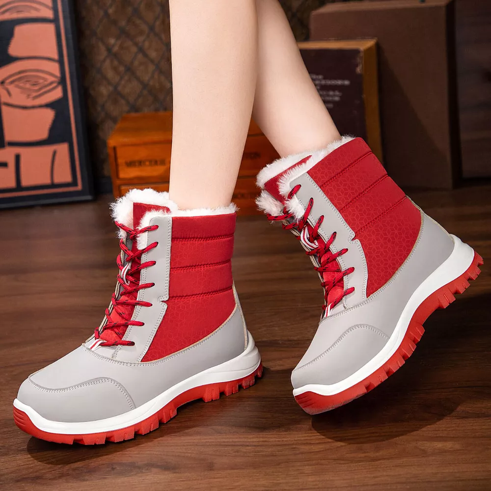 Winter Waterproof Snow Boots with Warm Fur Lining, image 6