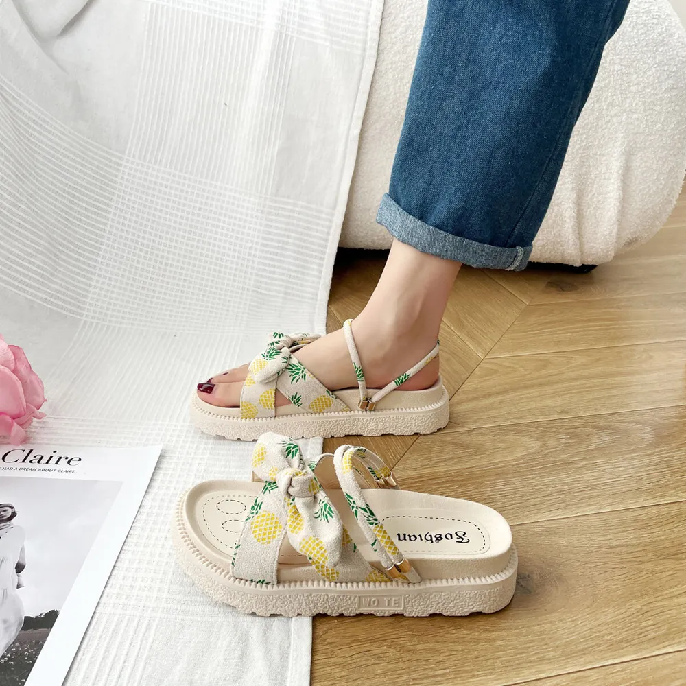 Bow Open Toe Platform Sandals, image 10