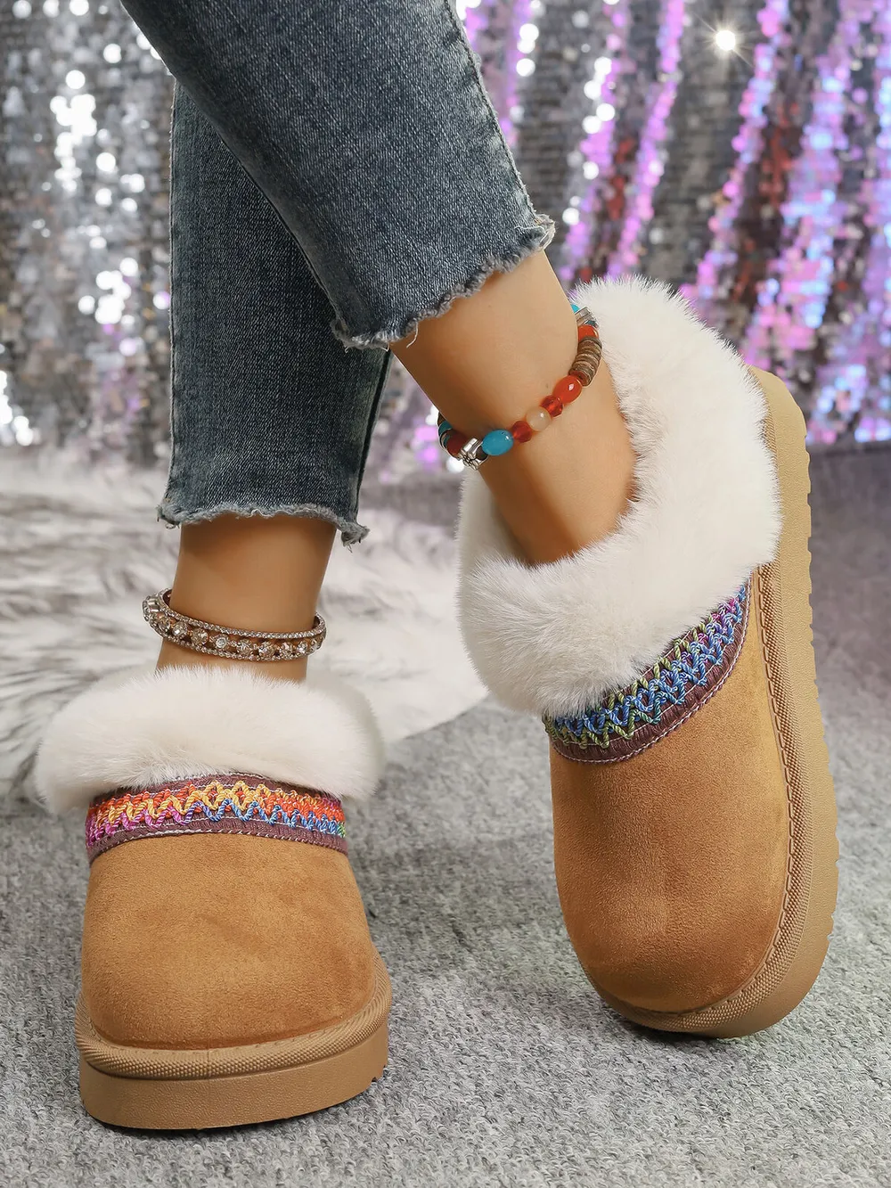 Round Toe Platform Boots, image 9