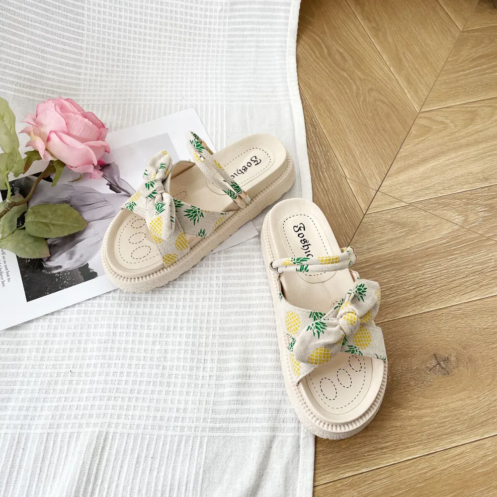 Bow Open Toe Platform Sandals, image 14